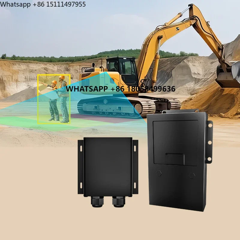 CareDrive R350 Smart Radar System Truck Blind Spot Pedestrian Detection UWB Positioning Safety Collision Alarm Car Alarms