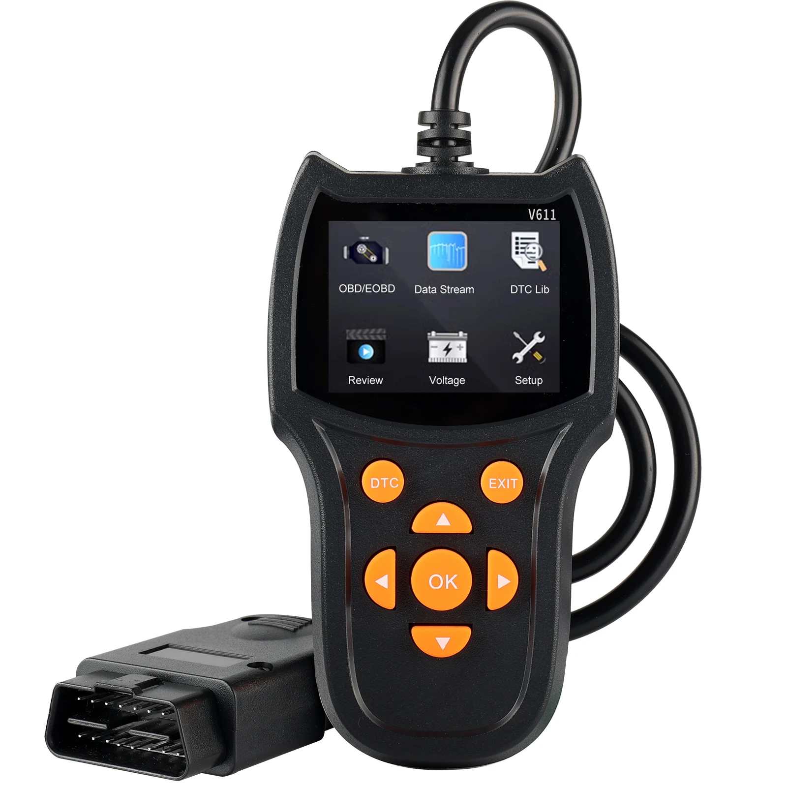 

V611 OBD2 Diagnostic Scanner Auto Car Code Reader And Scanner Vehicles' Health Inspection Tool