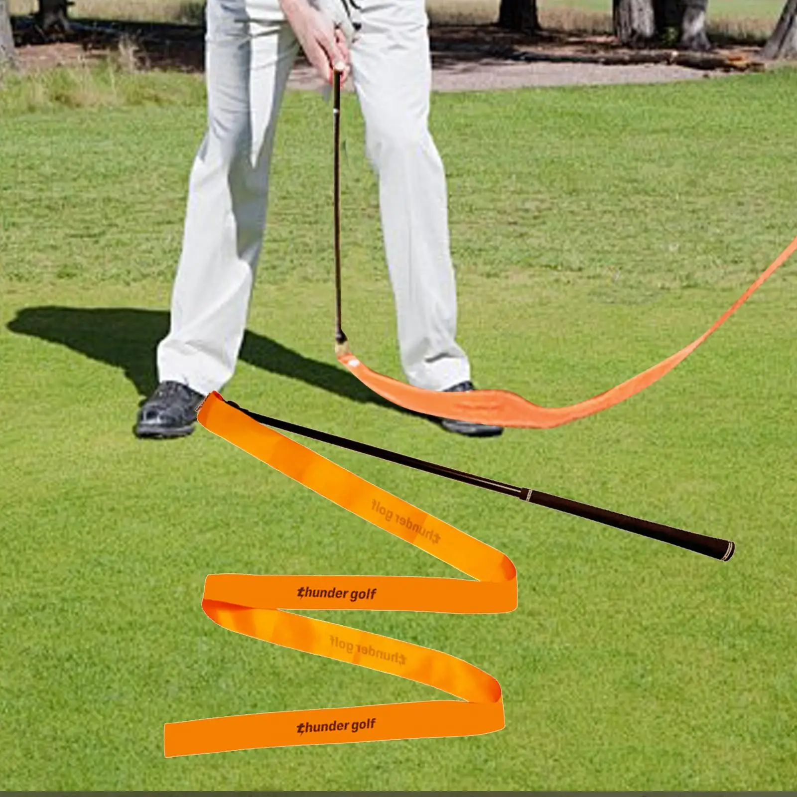 

Golf Swing Trainer Indoor Outdoor Portable Non Slip Gripping Warm up Stick