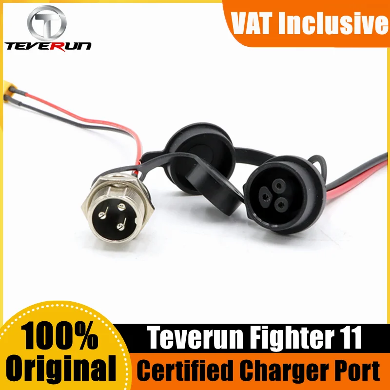 Original Charging Port For Teverun Fighter Series Blade Mini PRO Blade GT GT+ II E-Scooter Certified and Non- certified Port