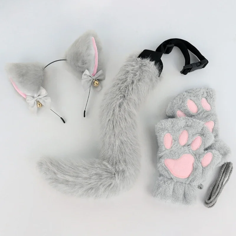 3 Halloween Mèo Đầm Trang Phục Bộ Con Động Vật Phụ Kiện Trang Phục Cho Bé Gái Cosplay Sinh Nhật Halloween Y1QD