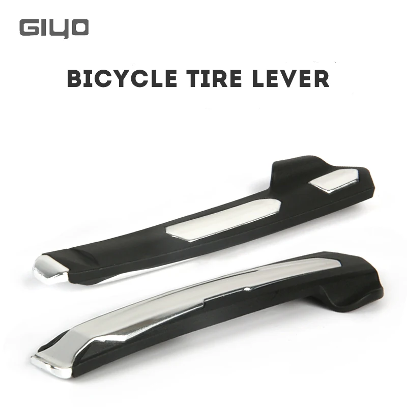 

GIYO 2PCS Sturdy Aluminum Alloy Bicycle Tire Lever MTB Road Bike Wheel Remover Outdoor Tyre Lever Opener Bike Repair Tools