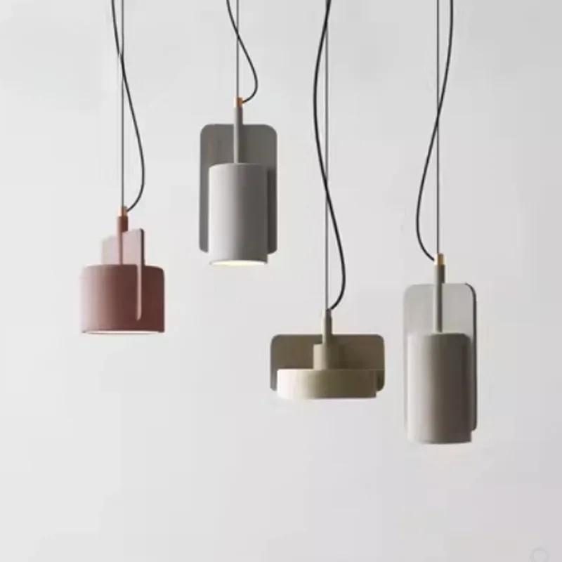 Modern Minimalist Small Pendant Lighting Macaron Creative Restaurant Island Table Lamp Creative Design Pendant Lights