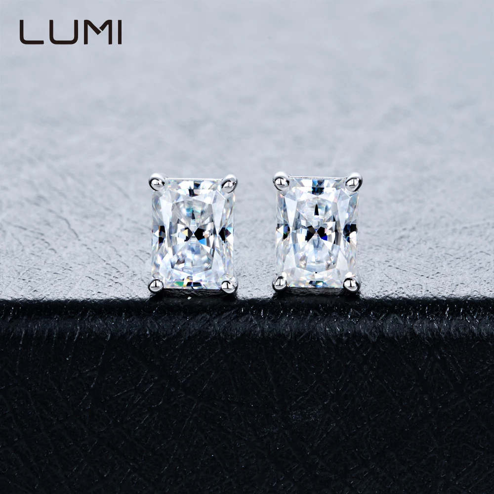 

Женские серьги-гвоздики из стерлингового серебра S925, 0,5-3 карата, сияющая огранка, муассанит, супер блестящие бриллианты, красивые ювелирные изделия для повседневного ношения