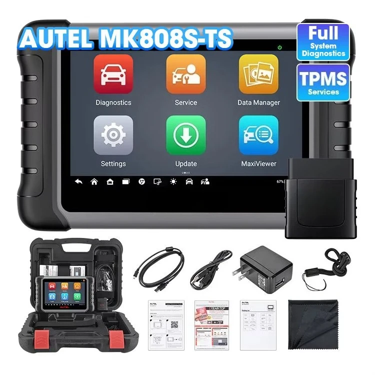 For Autel Maxicom MK808S-TS Bidirectional Scanner Tool for X3 TPMS Diagnosis Sensor Programming & Relearn