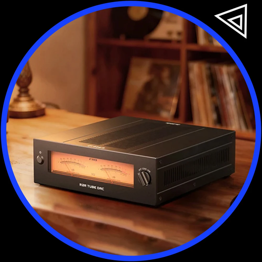 FiiO WARMER R2R Tube DAC/Amp, Fully Balanced 24Bit R2R Architecture, JJ E88CC Tube Buffer, USB/Optical/Coaxial Inputs