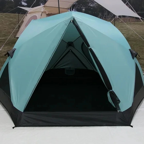 

hit productWind Valley One-Bedroom Portable Beach Tent Quick-Open Waterproof Rainproof Sunshade Straight Bracing Fiberglass Pole