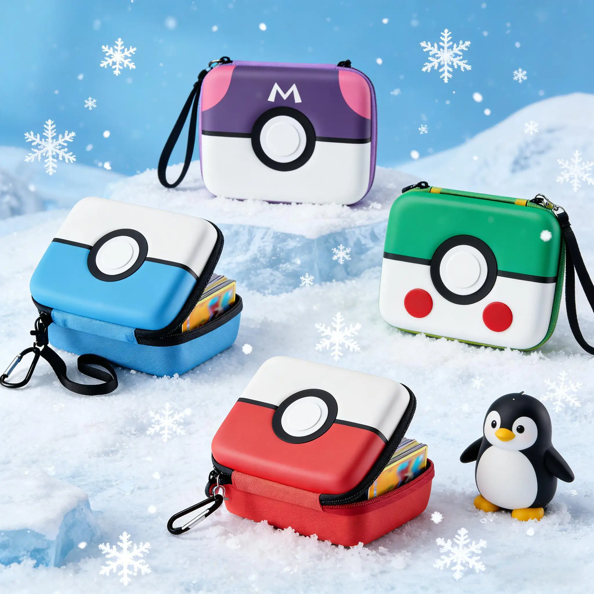 Estojo de Armazenamento Rígido para Cartas de Jogo Magic PTCG MTG, Presentes para Meninos e Meninas, Capacidade para Mais de 400 Cartas