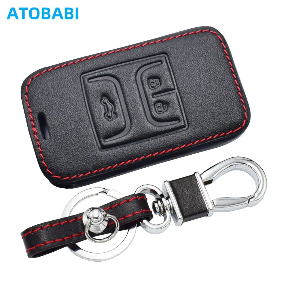 

Кожаный чехол-футляр для ключей автомобиля для новых моделей Chery Tiggo 8, 7, 5X, Arrizo 5, 6, 7 (2019-2020) — защитный чехол для смарт-брелоков, аксессуары