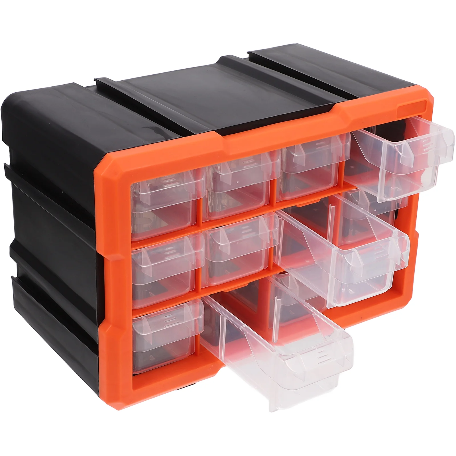 Caja de almacenamiento de cajones, organizador de artesanías, gabinete portátil, herramienta de tornillo, piezas manuales, plástico, Pvc, herrajes