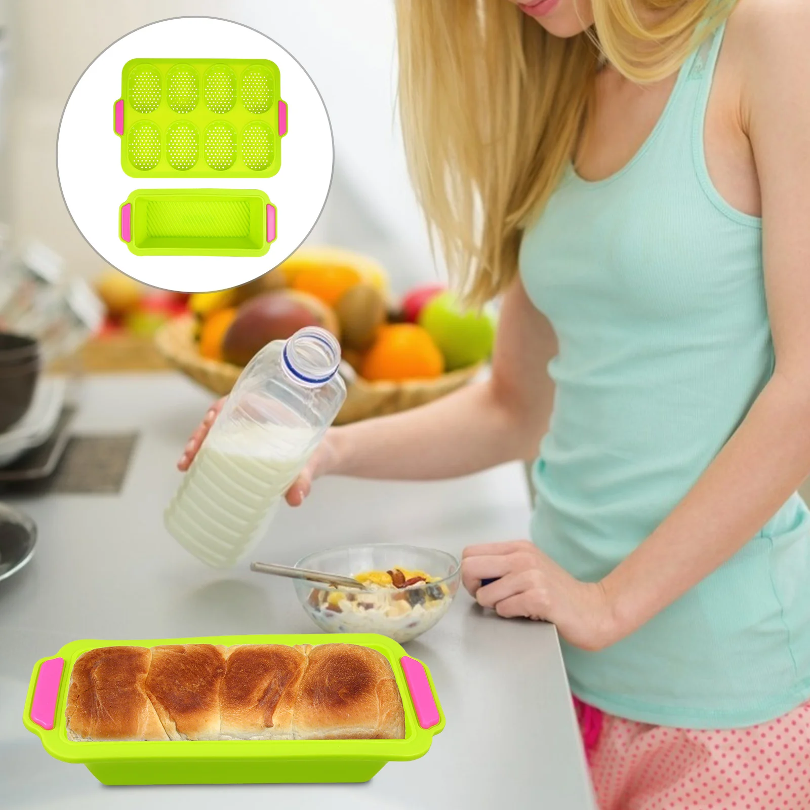 

2Pcs Highquality French Bread Baking Molds Nonstick Moulds for Homemade Breads and Desserts French Bread Baking Mold