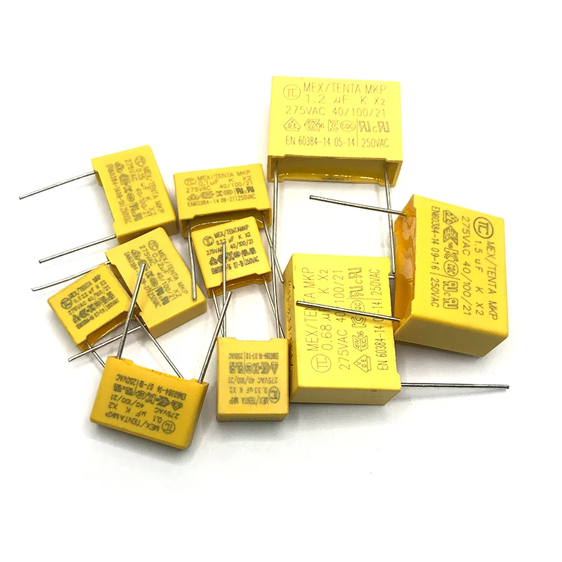 10pcs 275vac Series 0.56uf 0.82uf 560nf 820nf Spacing 22.5mm 0.56uf275vac Polypropylene Film Capacitor 0.01uf--2.2uf