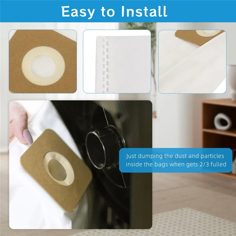 الترويج! 12 عبوة من أكياس المكنسة الكهربائية من النوع A لـ Riccar Vacuum Simplicity S20EZM، من أجل أكياس مكنسة البساطة من النوع لسلسلة 2000/4000