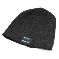 Wireless Bluetooth Knitted Beanie Hat With Headphones Music Phone Call Function Gifts For Men Outdoor Use Bluetooth Beanie
