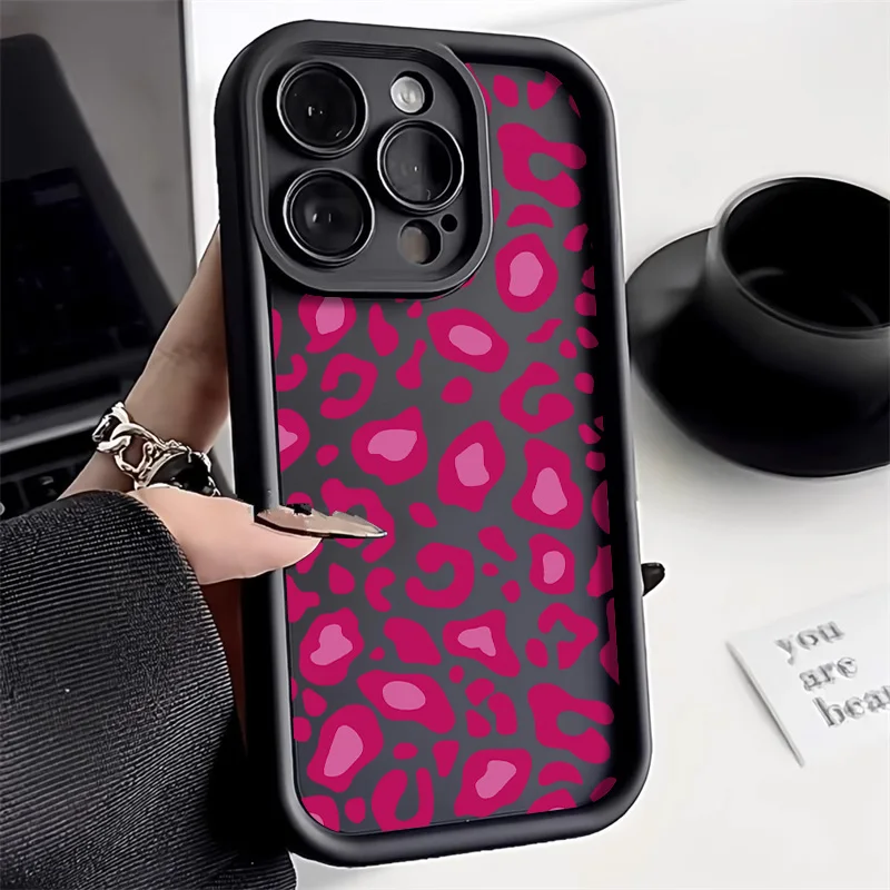 Leopard Print Graphic Silicone Phone Case For Infinix Smart 8 7 6 5 Pop 7 Pro Tecno Spark 20 10 Pro 10C 9 8C Spark Go 2024 2022