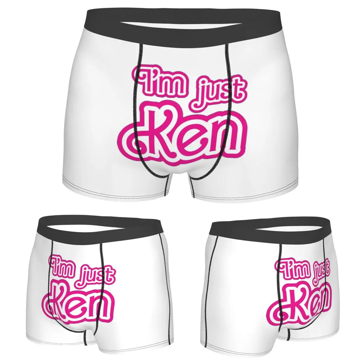 

Трусы-боксеры, шорты I_m Just Ken, мужские трусы, удобное нижнее белье для мужчин, подарки бойфренду