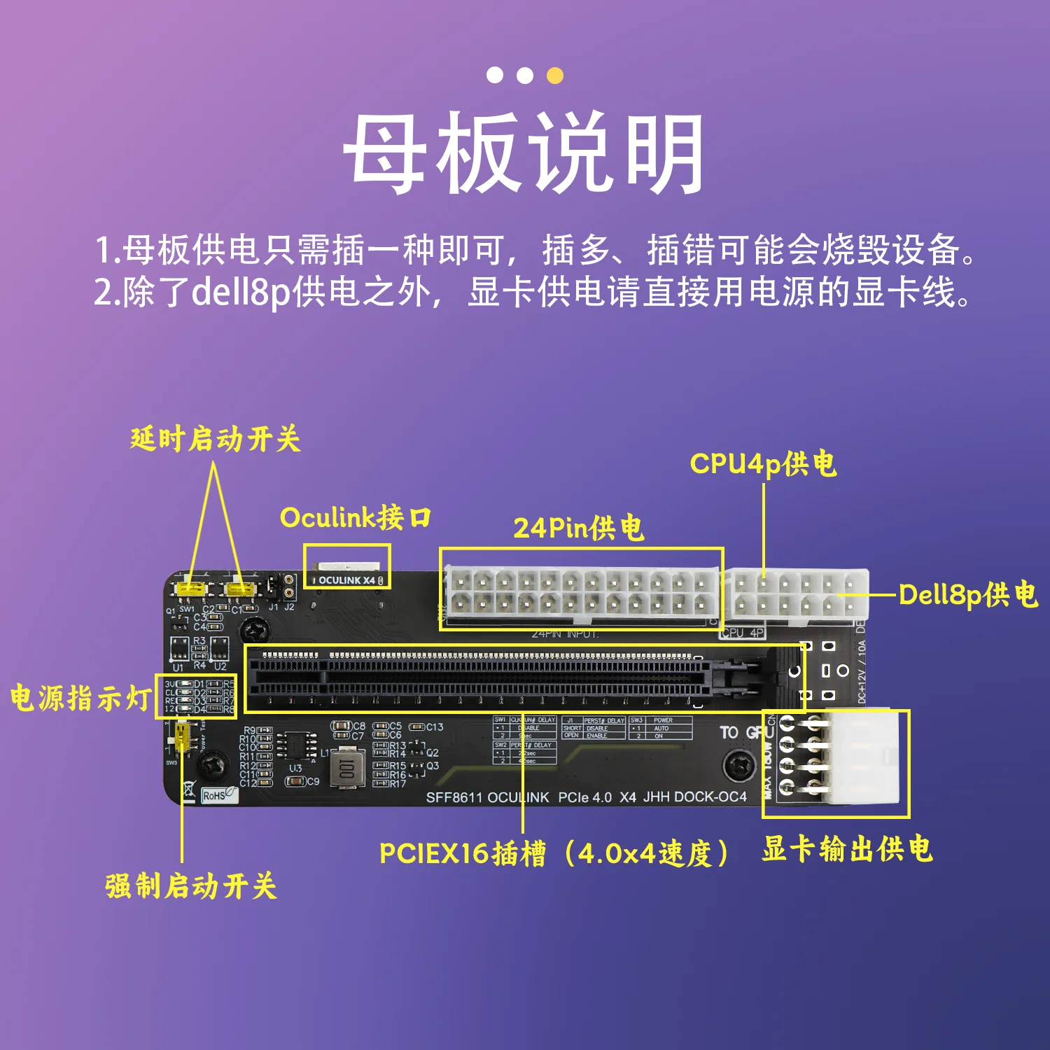 สถานีเชื่อมต่อการ์ดจอภายนอกสำห - Oculink Egpu Dock Graphics Card บทวิจารณ์และราคา