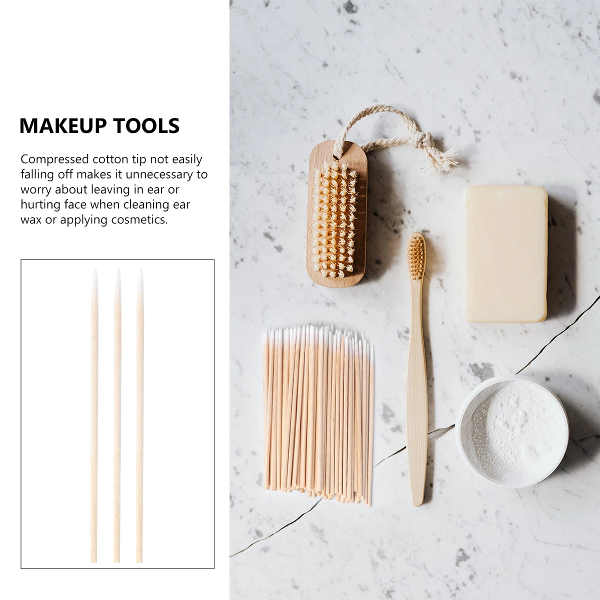 

400pcs Single Pointed Head Cotton Swabs Disposable Wooden Makeup Tools For Eyelash Removal Nail Art Salon Home Use 7Cm Length