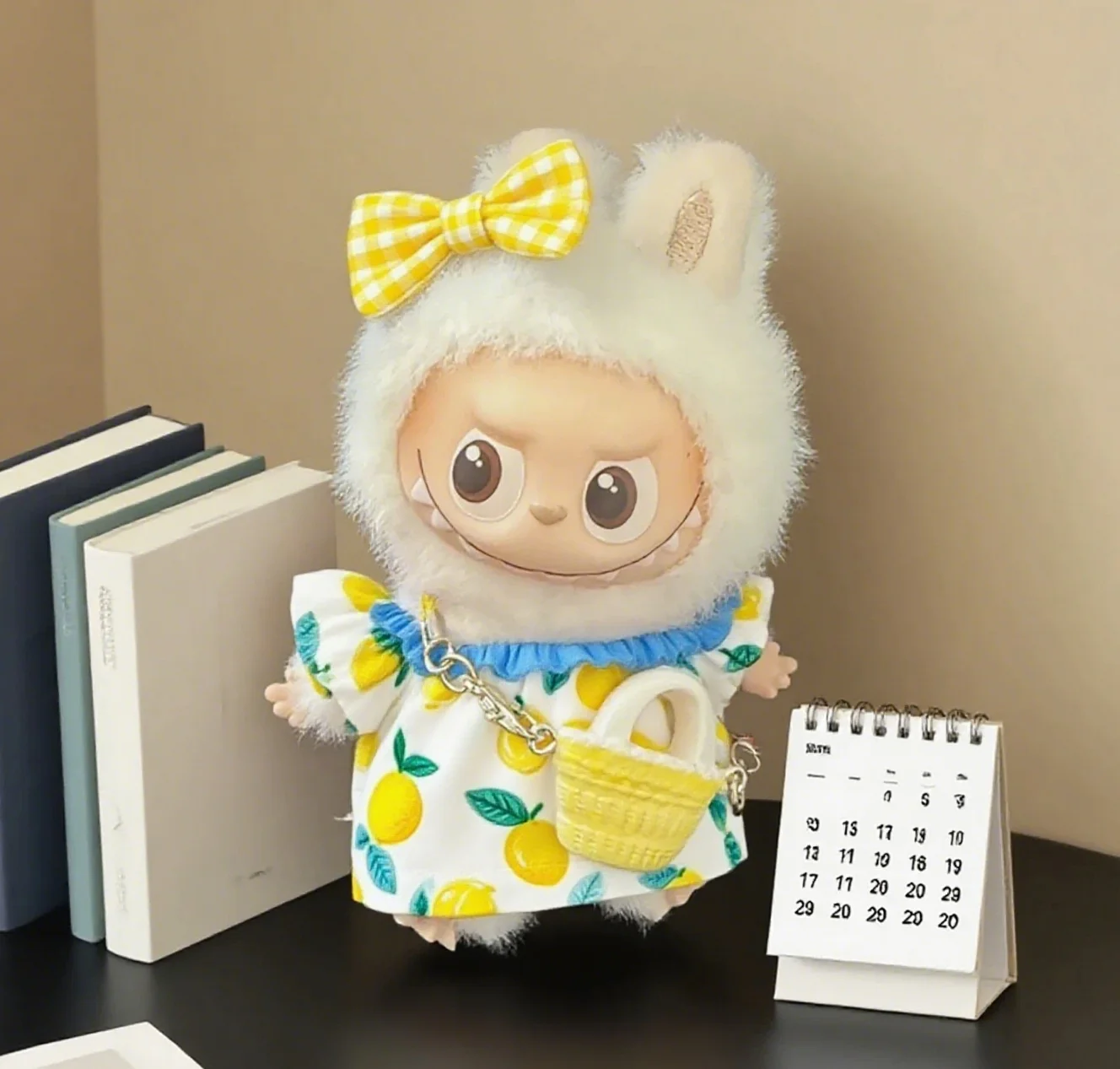 

Для Mini Labubu 4,0 булавка для одежды Love, комплект из 3 шт., юбка с цветочным принтом, одежда для куклы, аксессуары для одежды Labubu Ropa