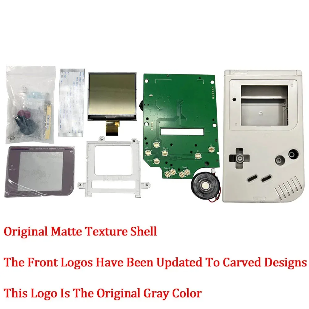 Picture 7: Original Size Grayscale IPS LCD Screen Kits for GameBoy GB DMG Dot-by-dot Display Highlight Brightness LCD Screen Kits
