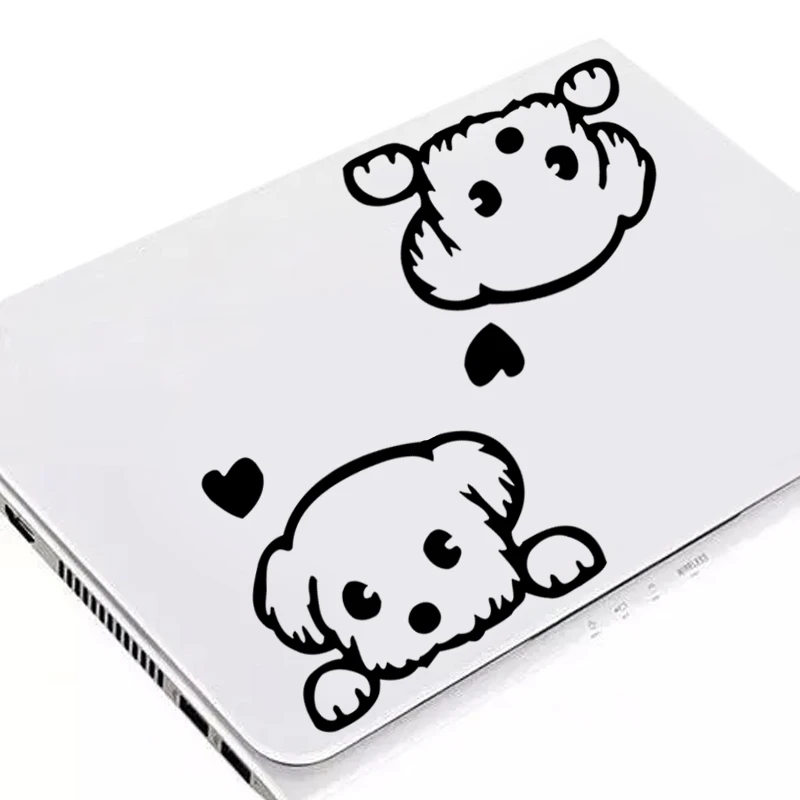 Cute Dogs Switch Panel Stickers For Home Decoration Diy Cartoon Puppy Animals 3d Vinyl Mural Art Kids Room Wall Decals Posters