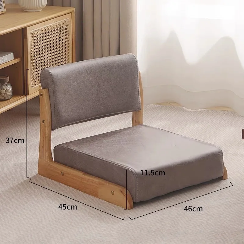 

Стул-татами в японском стиле, спинка, кровать из цельного дерева, безножное сиденье, эркер, одиночный ленивый диван, напольное кресло, стул для спальни, новый