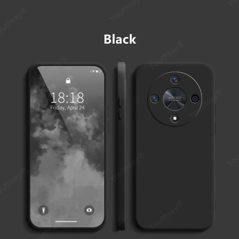 For Honor X9b Case Honor X9b Cover Funda Coque Capa Soft TPU Original Liquid Silicone Phone Bumper For Honor X9b