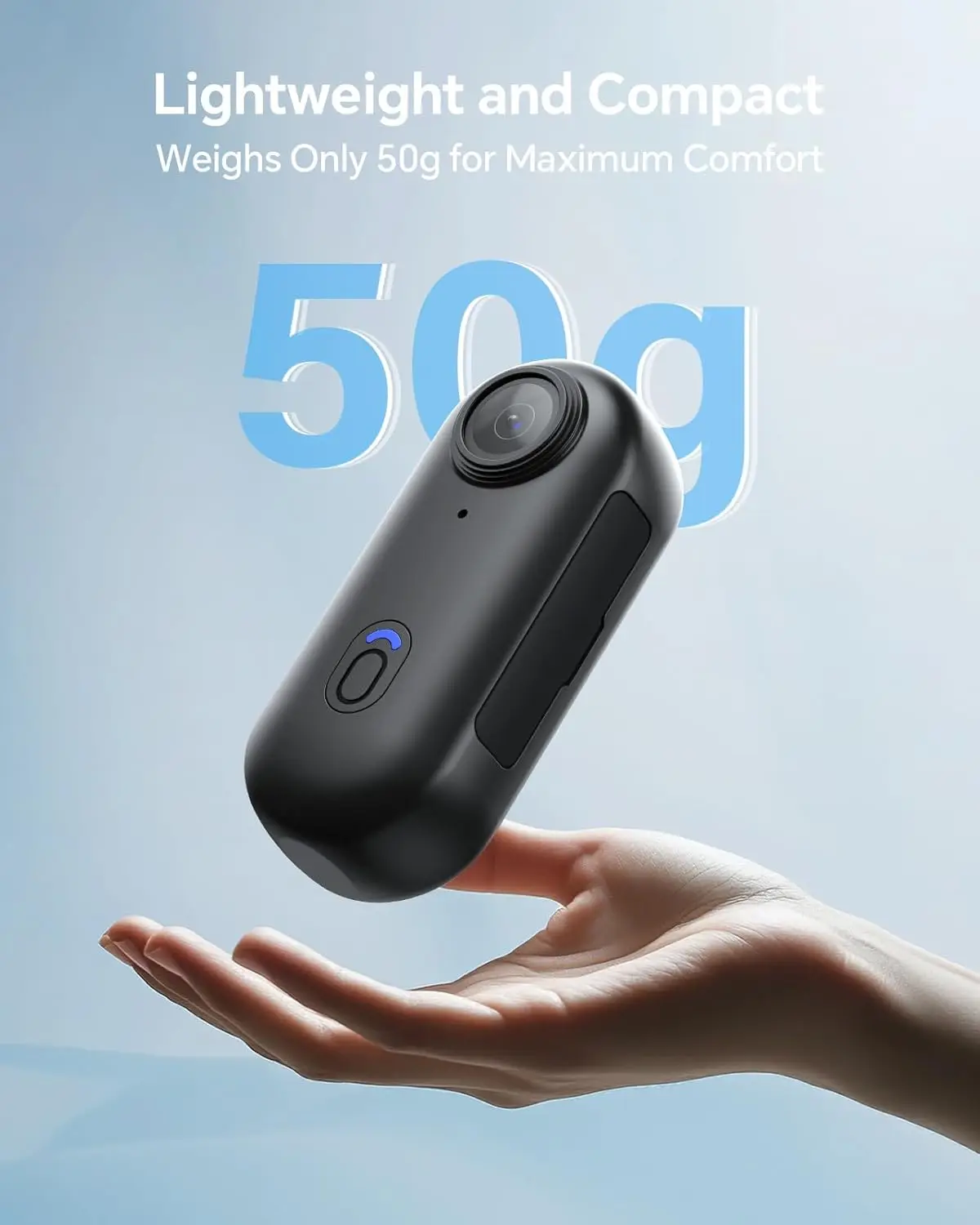 BOBLOV W4 Mini Body Camera 1080P HD Magnetic Clip Wearable Camera 360° Rotatable Clip for Security/Law Enforcement/Pet/Sporting