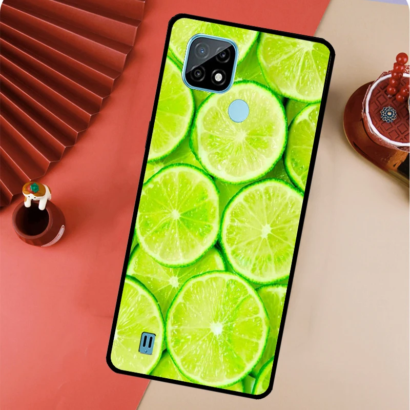 Fruit lemon orange durian Phone Case For Realme GT Neo 2T 3T For 8 Pro 8i GT Master GT Neo 2 C15 C21 C25 C31 C35 Coque