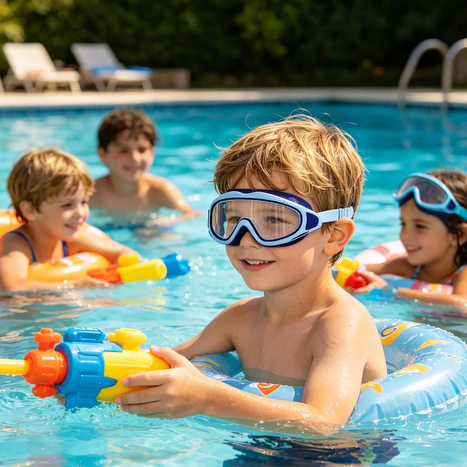 2026 New Upgrade Swimming Goggles For Kids Children Ages 3-14 Swimming Pool Glasses Kids Beach Goggles For Diving Summer Vacatio