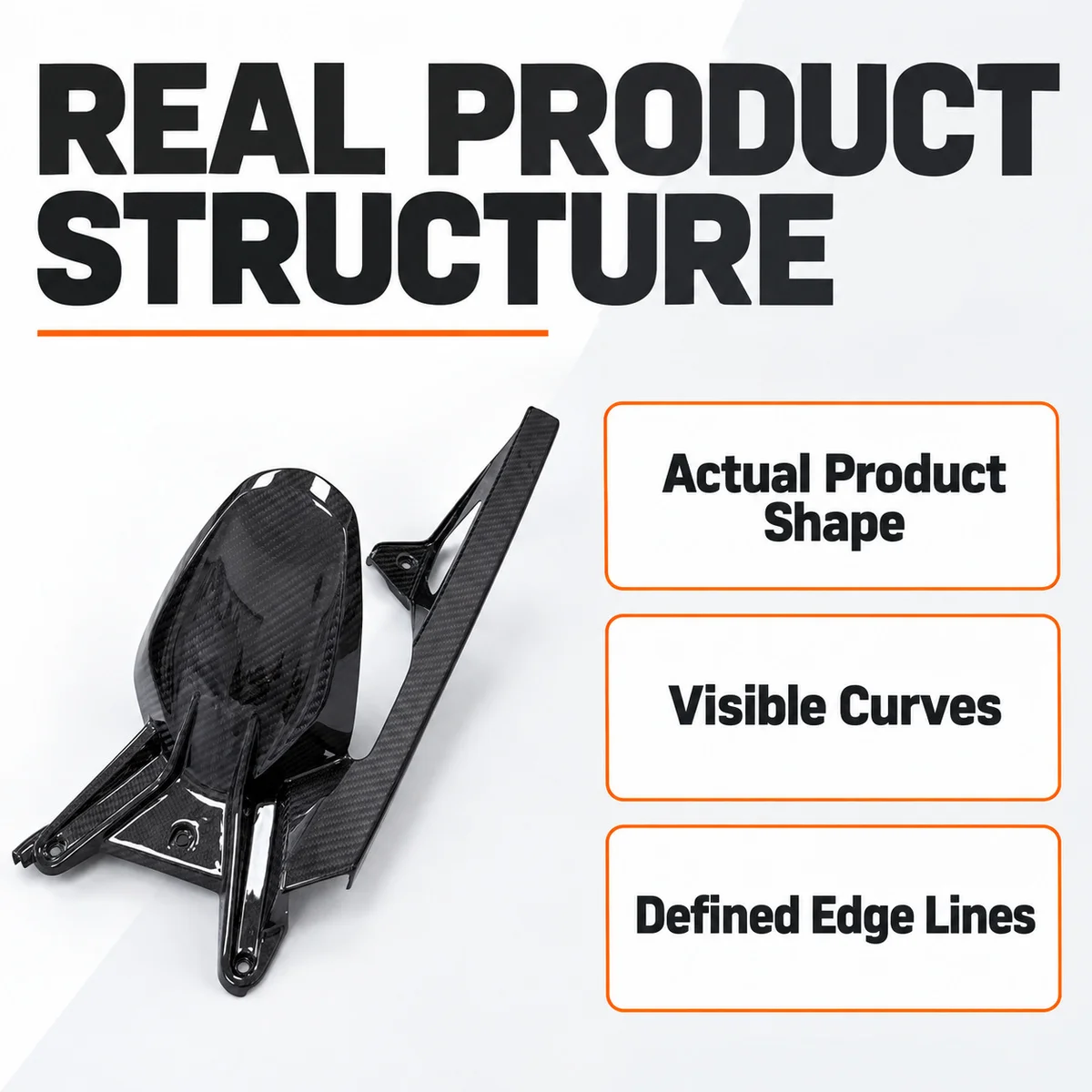 Rear Fender Rear Hugger Carbon Fiber Rear Wheel Mudguard for KTM 1390 Super Duke R 2024-2026 Motorcycle Exterior Accessories
