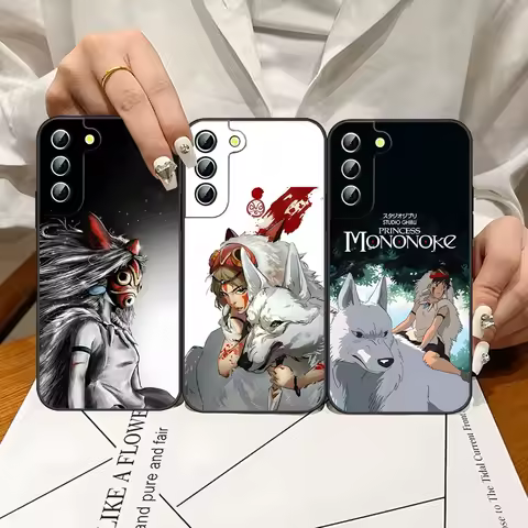 Anime P-Princess M-Mononoke Phone Case for Samsung S24 Ultra S22 S23 S20 Fe S21 Plus Galaxy A54 A34 A24 A53 M54 Note 20 Cover