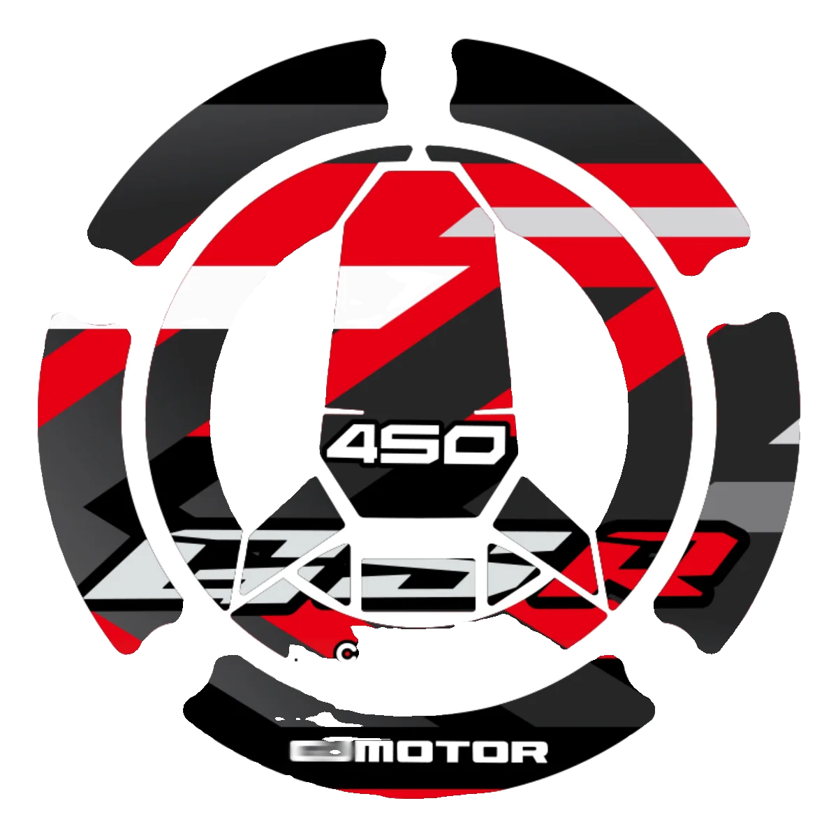 FOR QJMOTOR Race 450 800 Motorcycle Accessories Tank Pad Gas Fuel Sticker Moto Decal Emblem Protector