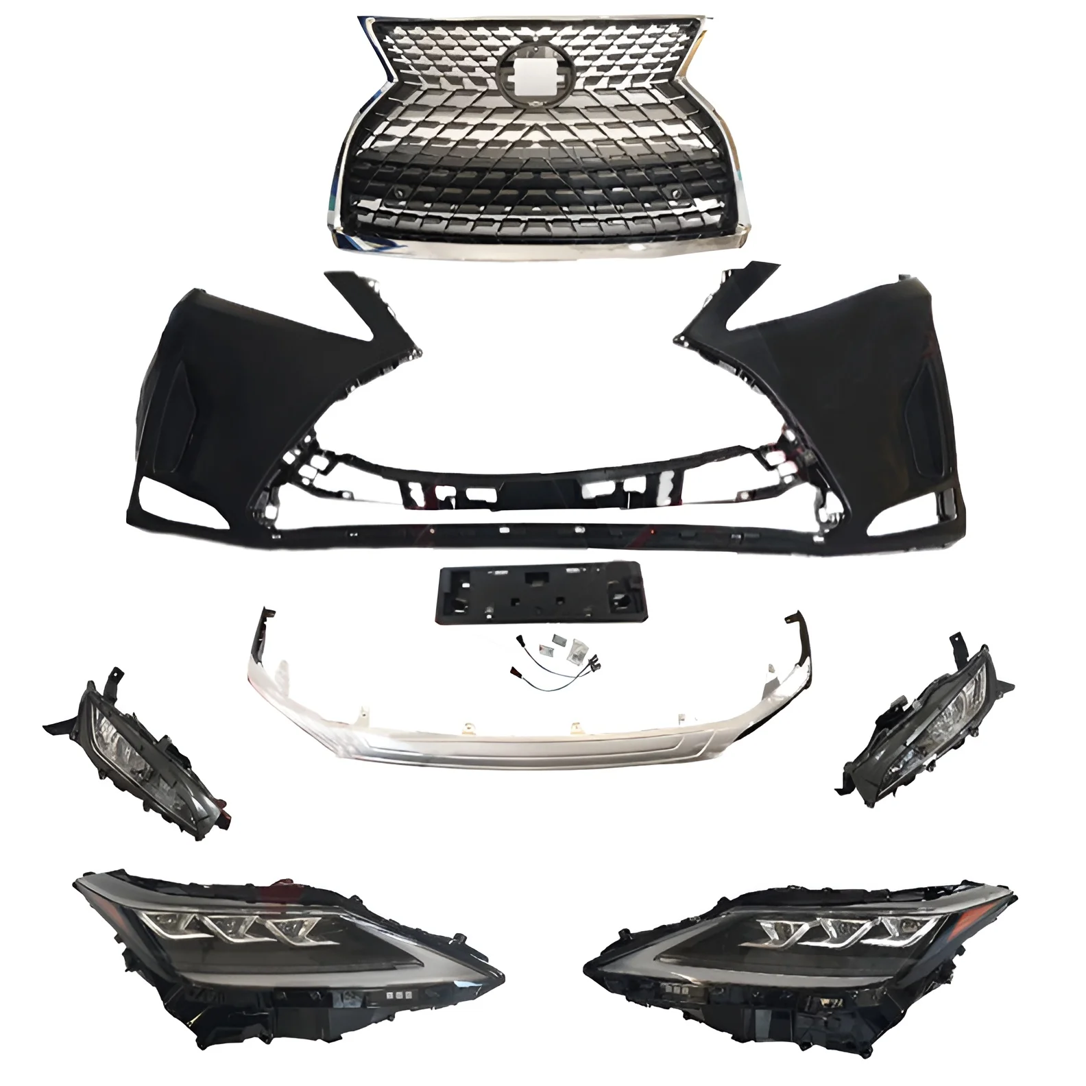 Newest Car Accessories Body Kits For Lexus RX300 RX350  RX450h 2016 Front Bumper Headlight