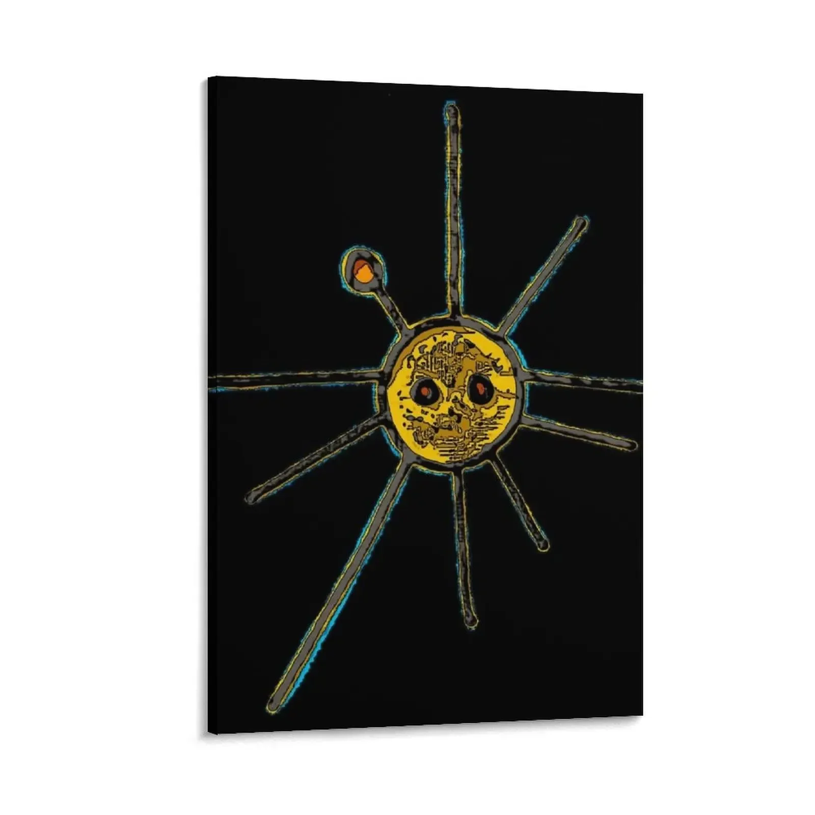 

Indigenous Taíno Sun Symbol Canvas Painting wall frame for living room Paintings for bedroom Decoration Decoration bedroom
