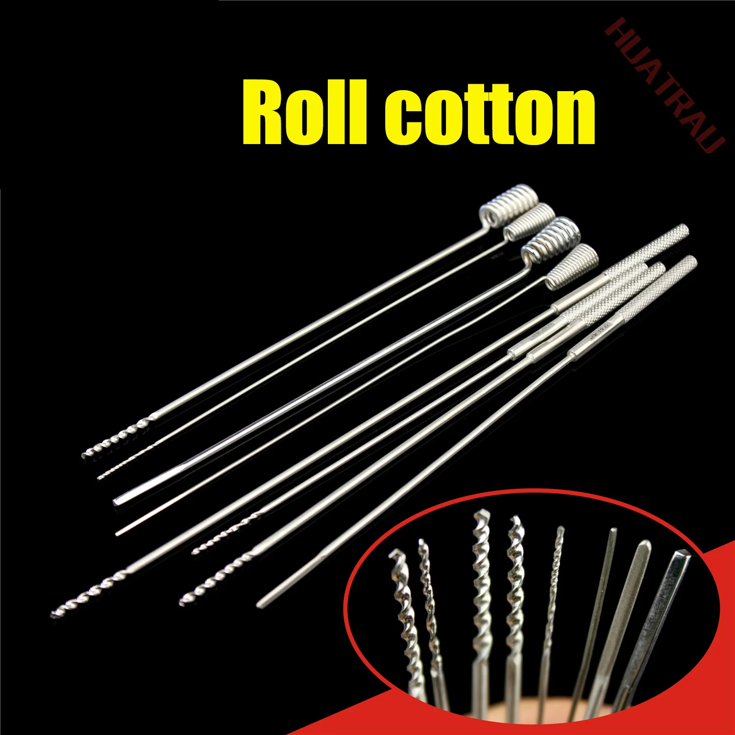 Roll cotton cotton needle JZ Admiralty instrument medical extraction cotton ball ear canal cleaning wound dressing thread head