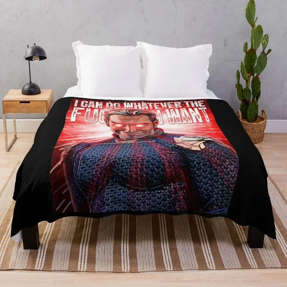 

Homelander Throw Blanket Warm Plush Fuzzy Blanket for Living Room