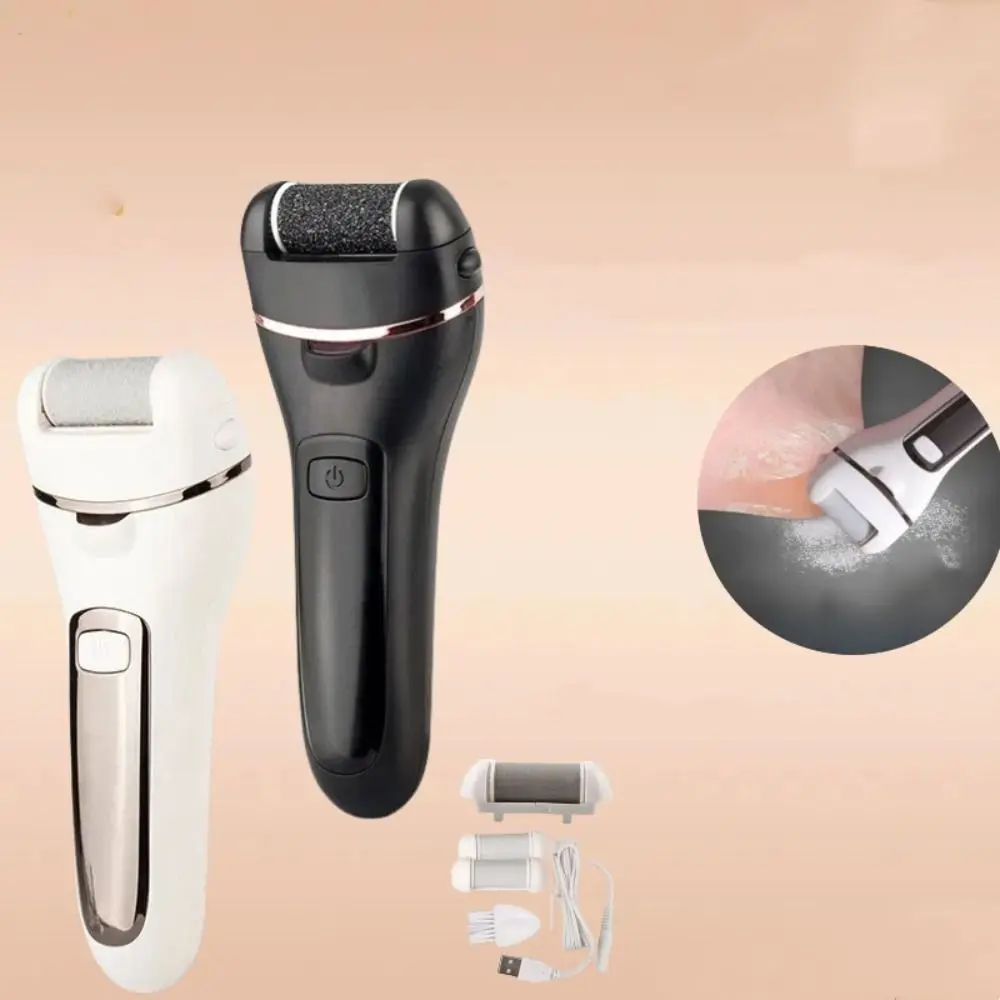 เครื่องตะไบเท้าไฟฟ้าแบบชาร์จได้ 2 ระดับความเร็ว กันน้ำ กำจัดหนังด้านเท้า เครื่องขัดเท้าไฟฟ้า