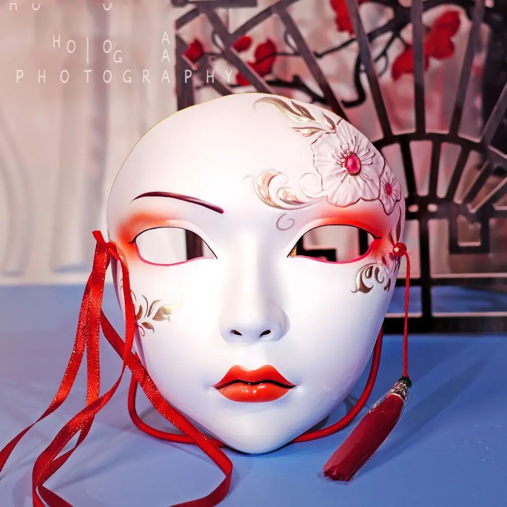 

Simple Masquerade Ancient Style Face Mask Party Supplies Cosplay Prom Props Kabuki Kitsune Mask Eye Mask Anime Cosplay Pros Girl