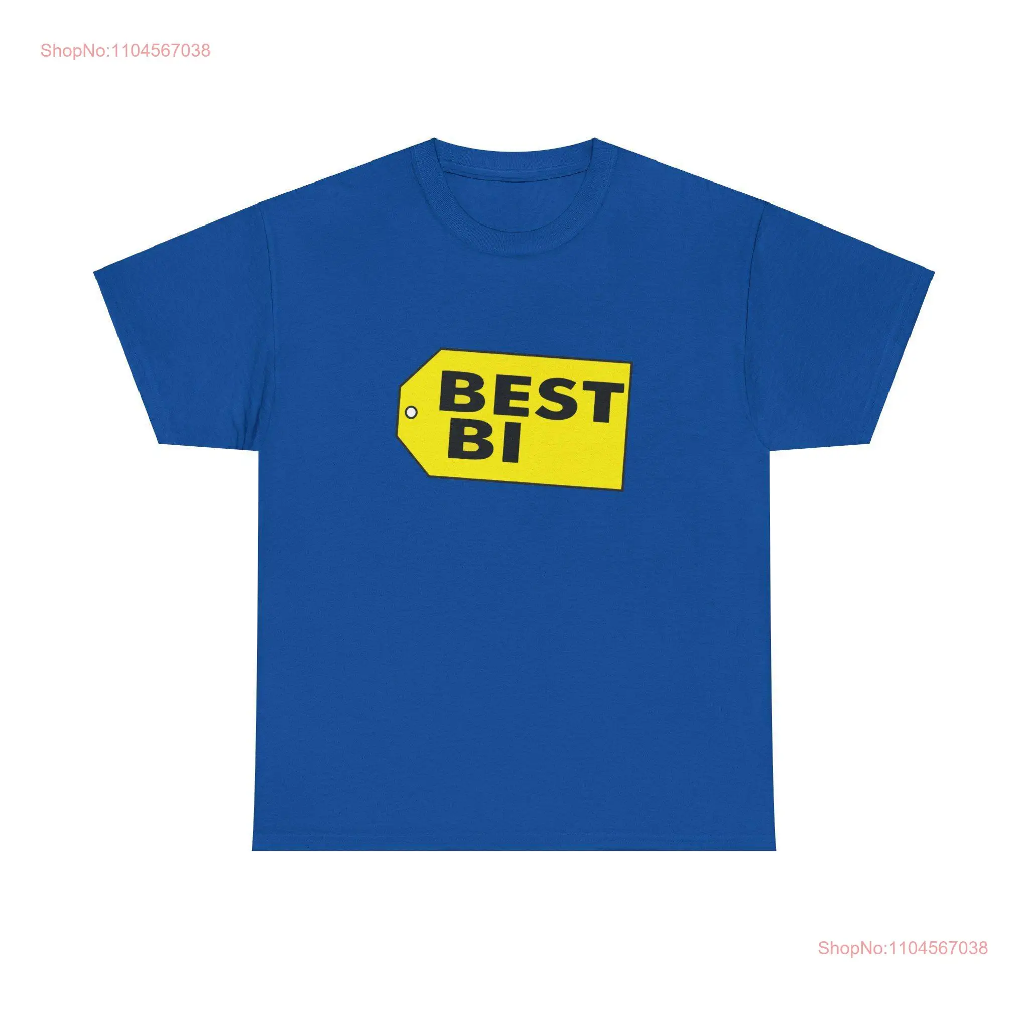 

Лучшая футболка Bi LGBTQ Royal Blue с длинными или короткими рукавами