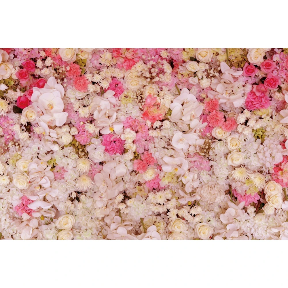 Rosa floral flor parede pano de fundo fotografia casamento chá de panela cerimônia de casamento retrato do bebê fundo decoração photo studio