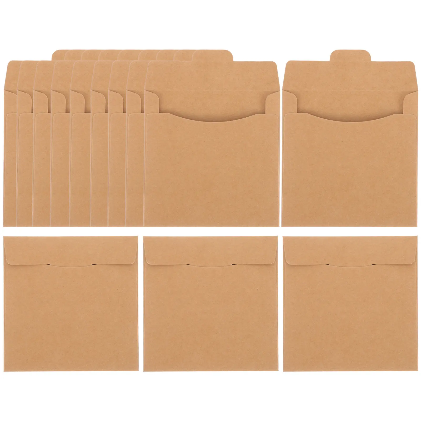 50Pcs Kraft Paper C…