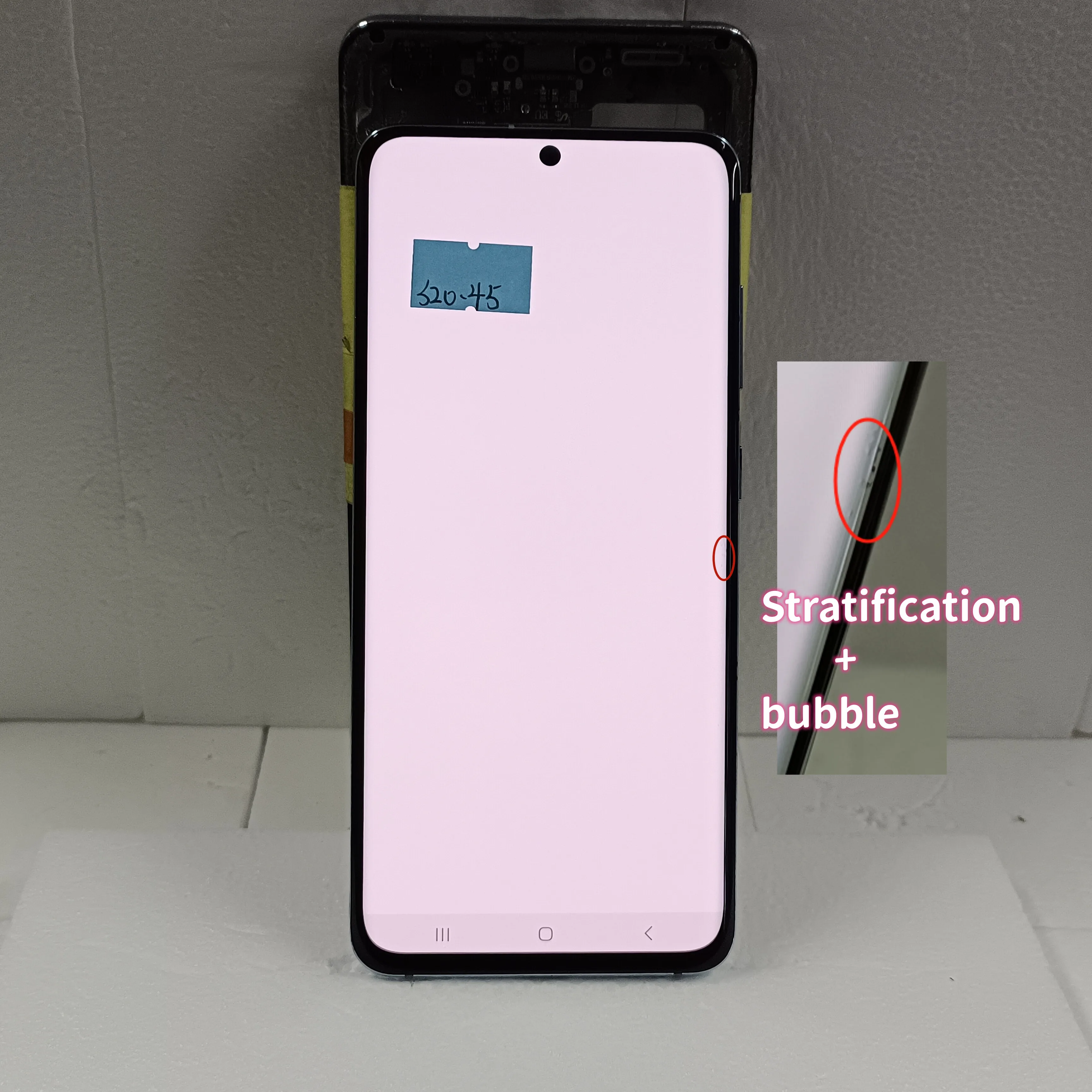 AMOLED S20 Screen For Samsung Galaxy S20 US G981V Defect LCD Display G980 G980F G981U Touch Panel Digitizer Assembly Replacement