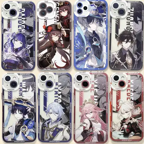 Etui na Realme C53 C55 C33 C30 C35 C51 C21Y C25Y C20 C11 2021 C15 C12 C21 9 10 Pro Plus 8 5G pokrowiec Genshin Impact Wanderer Hu