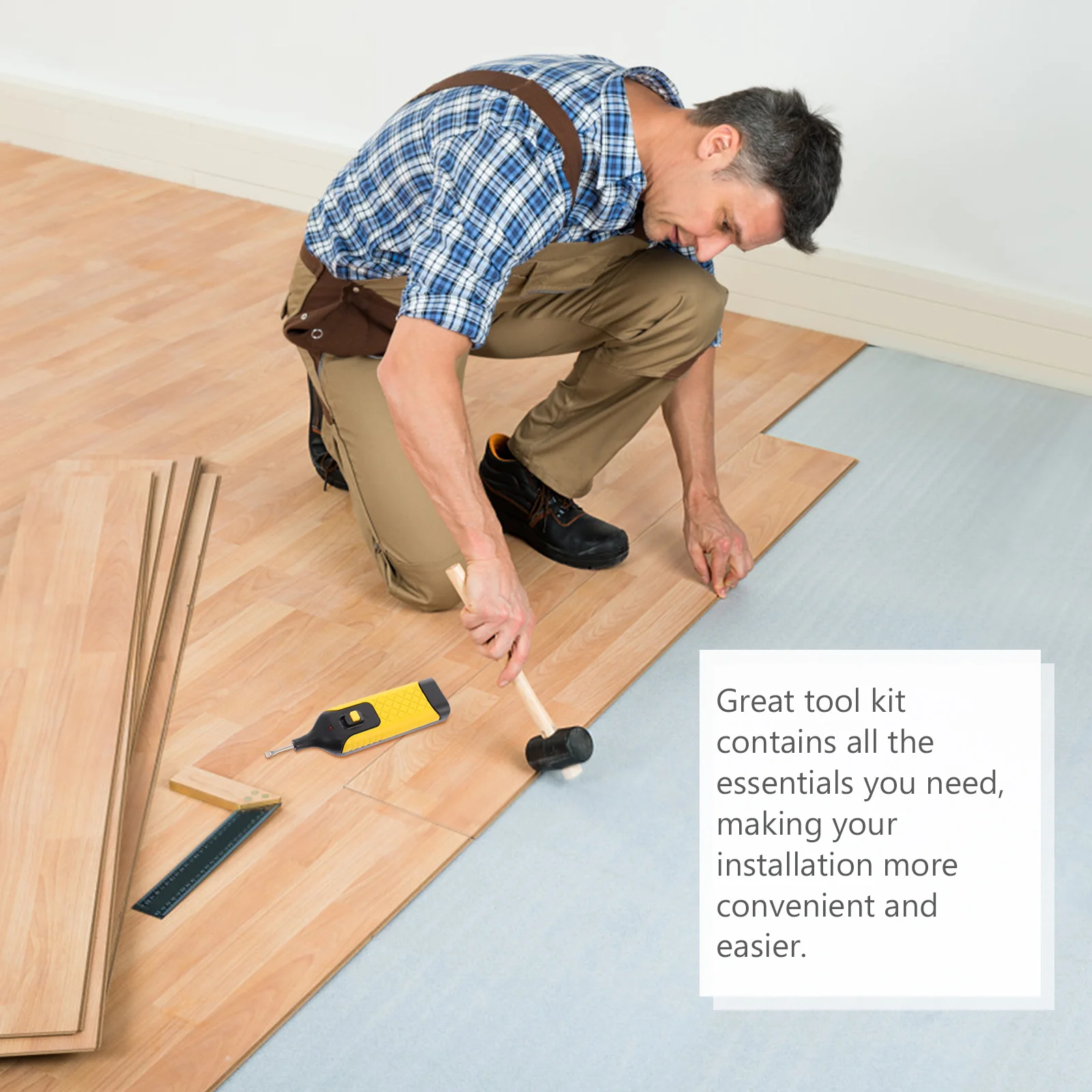 Рисунок 4 - 1 комплект, принадлежности для ремонта зазоров в пол