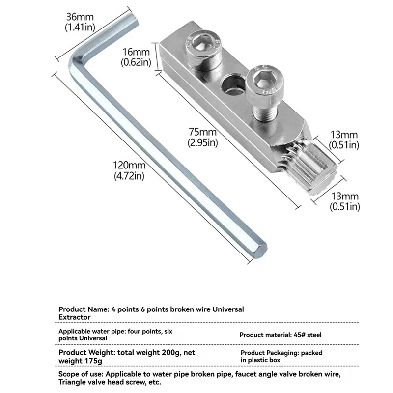 ABLK Stripped Screw Extractor Set สําหรับถอดสกรูที่เสียหายและ Extractor Easy Out Bolt Extractor Kit สกรูหกเหลี่ยมหัก