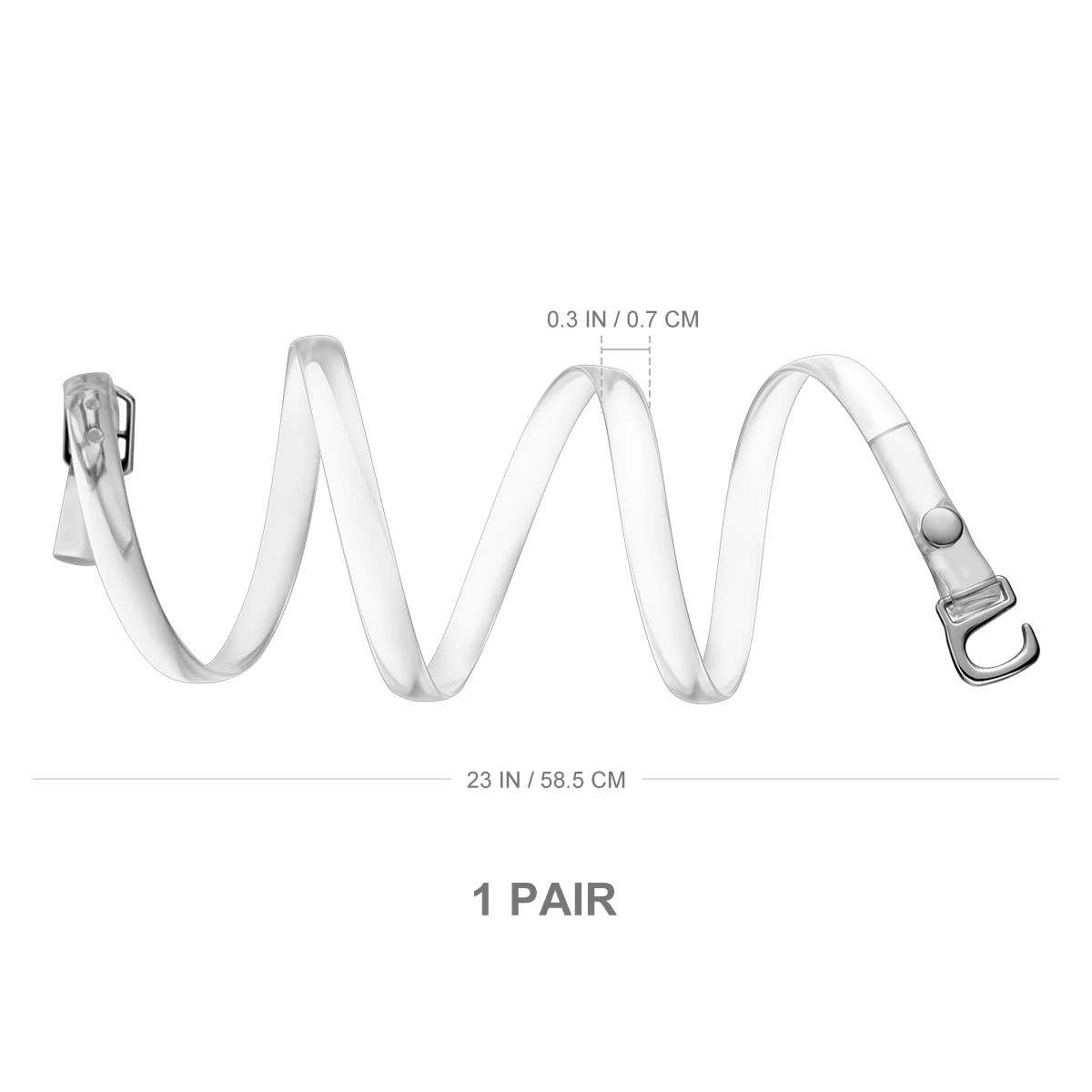 

Transparent Shoe Lace for Heels Adjustable Clear Straps Women Party Dancing Shoelaces Stretch Accessories High Quality