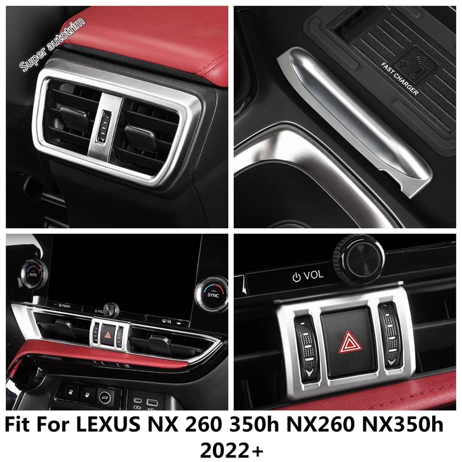 

Rear Box Air Vent / Warning Light Lamp / Middle AC Conditioning Panel Cover Trim For LEXUS NX 260 350h NX260 NX350h 2022 - 2024