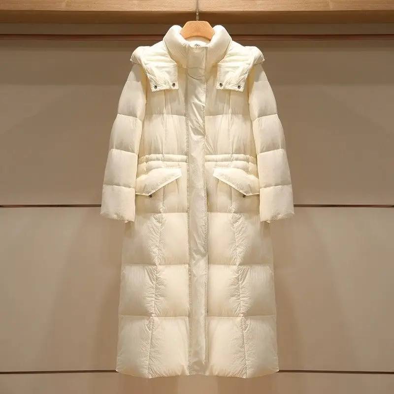 Winter New Women's Hooded Down Jacket Commuting Warm Down Jacket