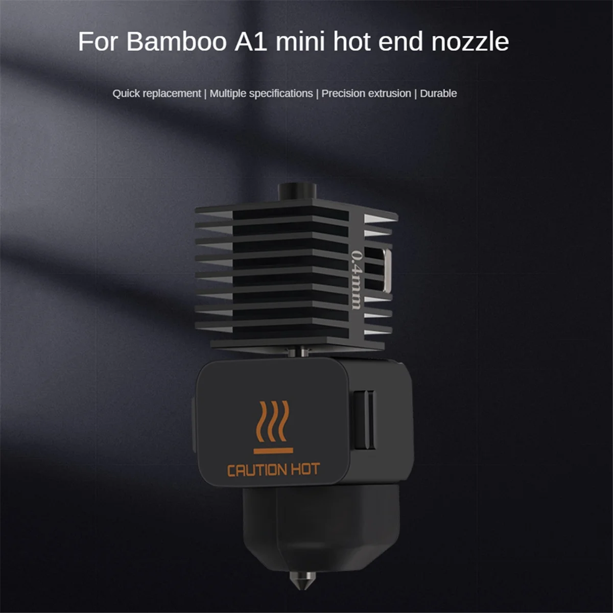 Kit Hotend eficiente para boquilla Bambu Lab A1, conjunto de extremo caliente de 0,2/0,4/0,6/0,8mm